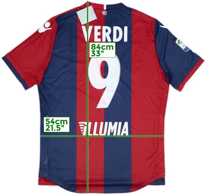2016-17 Bologna Home Shirt Verdi #9 (XXL)