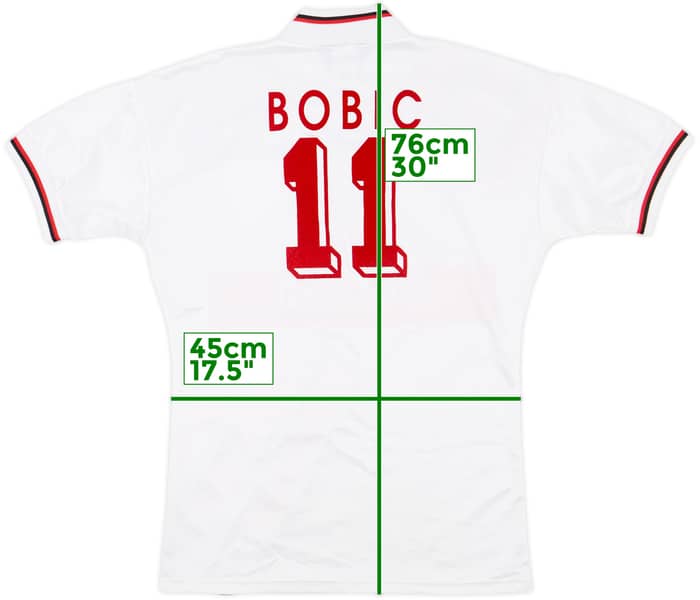 1995-96 Stuttgart Home Shirt Bobic #11 - 8/10 - (S)