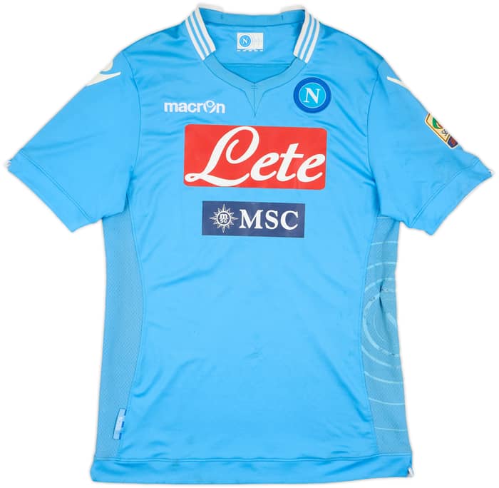 2013-14 Napoli Signed Home Shirt Higuain #9 - 4/10 - (XL)
