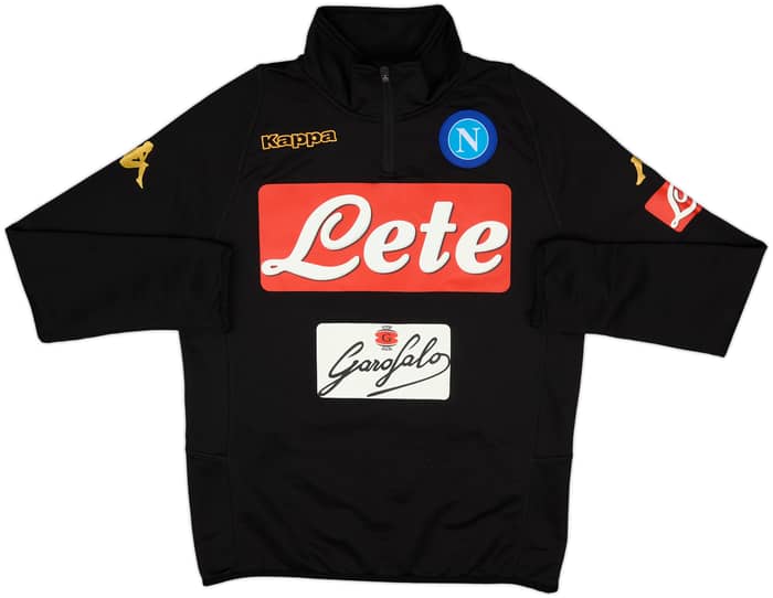 2016-17 Napoli Kappa 1/4 Zip Drill Top - 8/10 - (M)