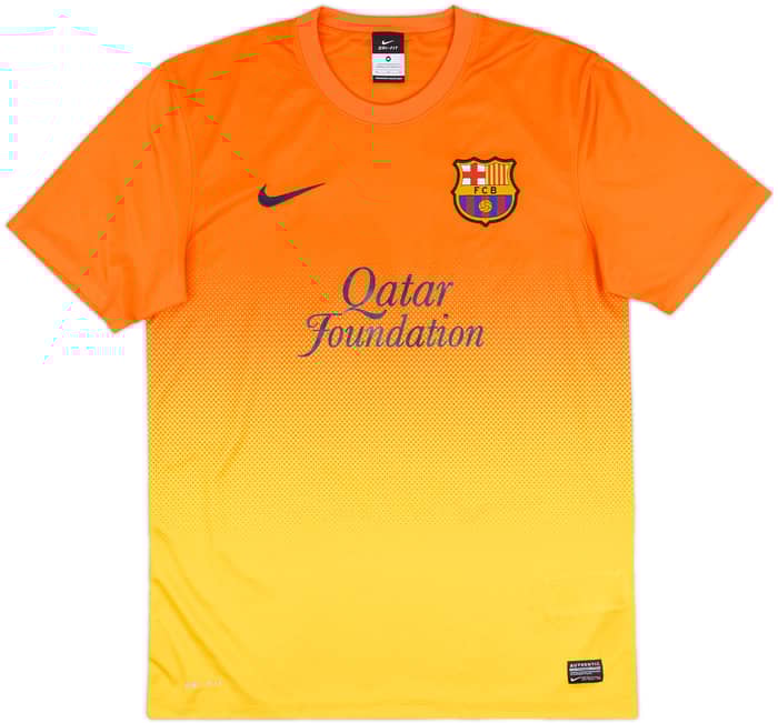 2012-13 Barcelona Basic Away Shirt Messi #10 - 9/10 - (M)