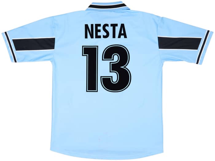 1998-00 Lazio Basic Home Shirt Nesta #13 - 6/10 - (XXL)