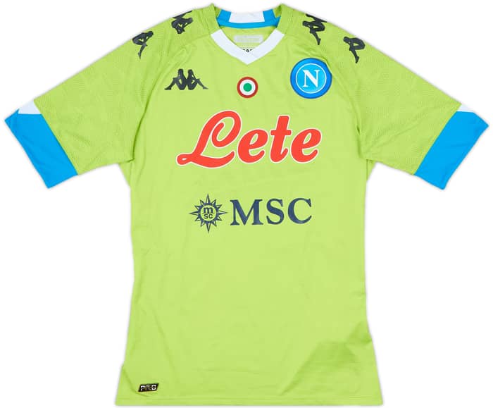 2020-21 Napoli Authentic GK S/S Shirt - 9/10 - (S)
