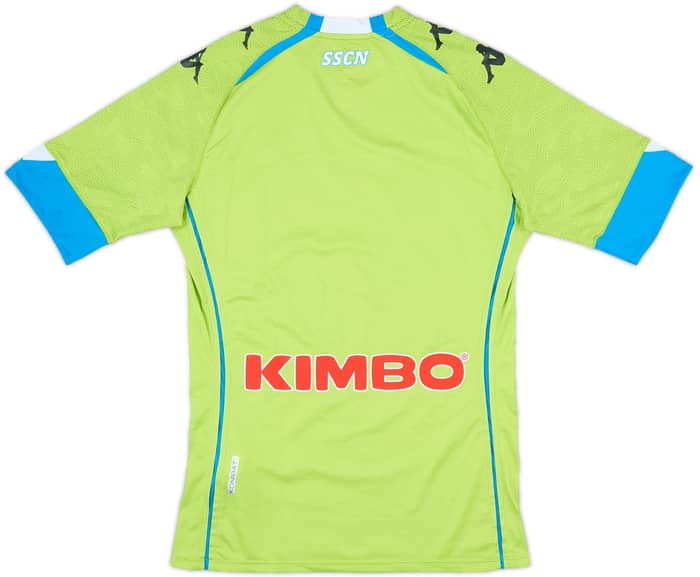 2020-21 Napoli Authentic GK S/S Shirt - 9/10 - (S)