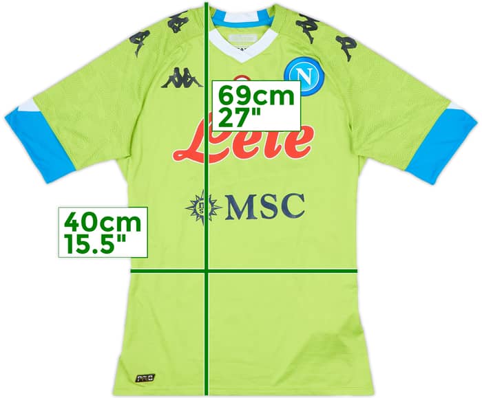 2020-21 Napoli Authentic GK S/S Shirt - 9/10 - (S)