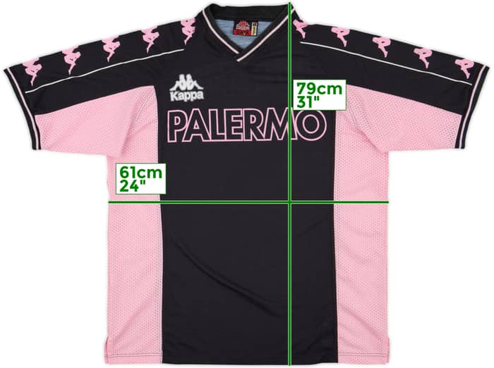 1996-98 Palermo Kappa Training Shirt - 8/10 - (XL)