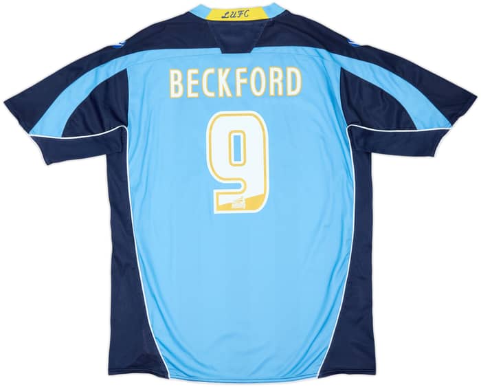 2008-09 Leeds United Away Shirt Beckford #9 - 9/10 - (XXL)