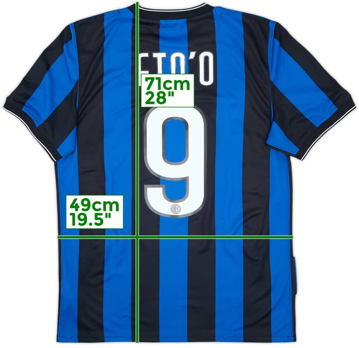 Maillot domicile Inter Milan 2009-10 Eto'o #9 - 8/10 - (M)