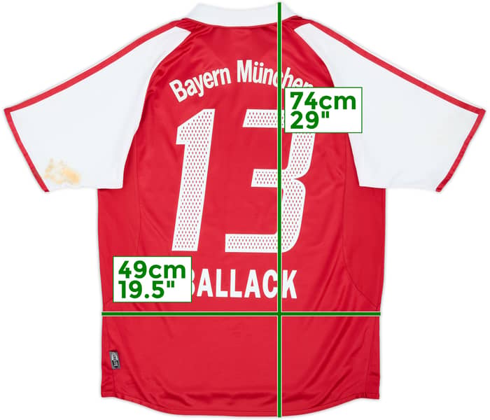 2003-04 Bayern Munich Home Shirt Ballack #13 - 5/10 - (15-16 Years)