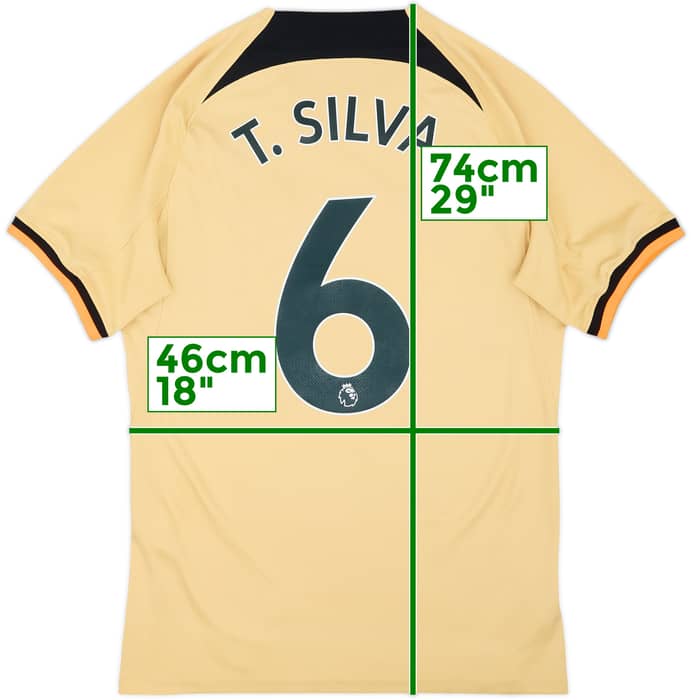 2022-23 Chelsea Third Shirt T.Silva #6 - 8/10 - (S)