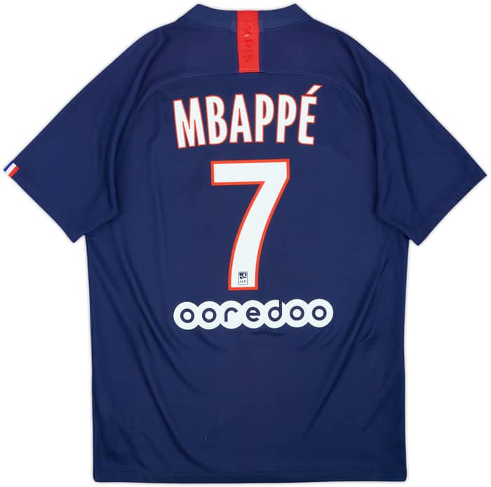 2019-20 París Saint-Germain Local Camiseta Mbappe #7 - 6/10 - (M)