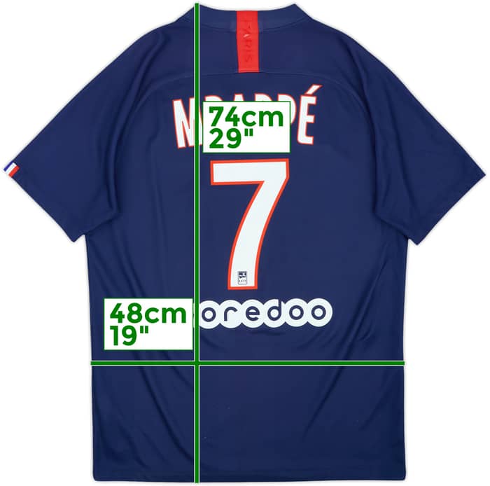2019-20 París Saint-Germain Local Camiseta Mbappe #7 - 6/10 - (M)
