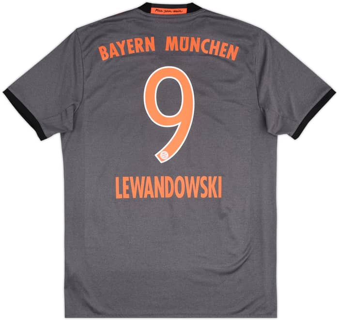 2016-17 Bayern Munich Away Shirt Lewandowski #9 - 8/10 - (M)