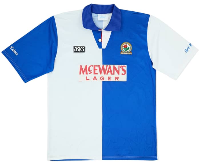 1994-95 Blackburn Home Shirt Shearer #9 - 8/10 - (L)