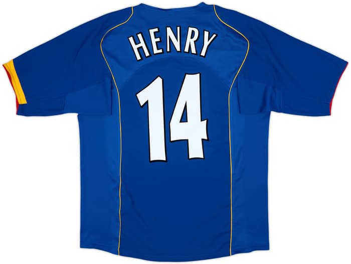 2004-06 Arsenal Away Shirt Henry #14 - 8/10 - (L)