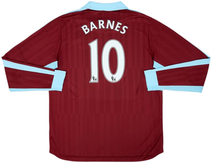 2016-17 Burnley Home L/S Shirt Barnes #10 - 8/10 - (XXL)