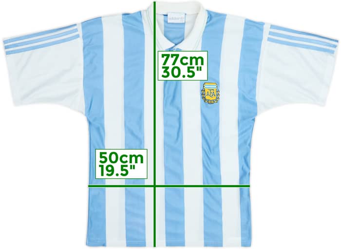 1994 Argentina Home Shirt - 8/10 - (L)