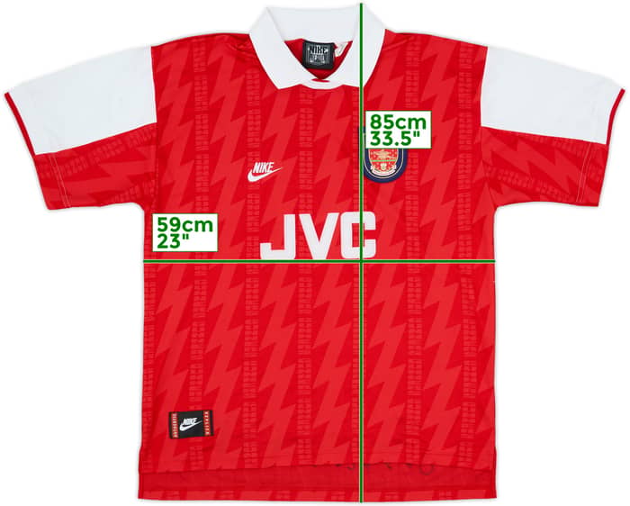 1994-96 Arsenal Home Shirt - 5/10 - (XL)