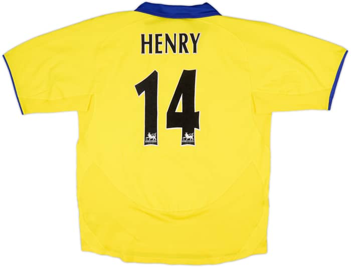 2003-05 Arsenal Away Shirt Henry #14 - 6/10 - (L)