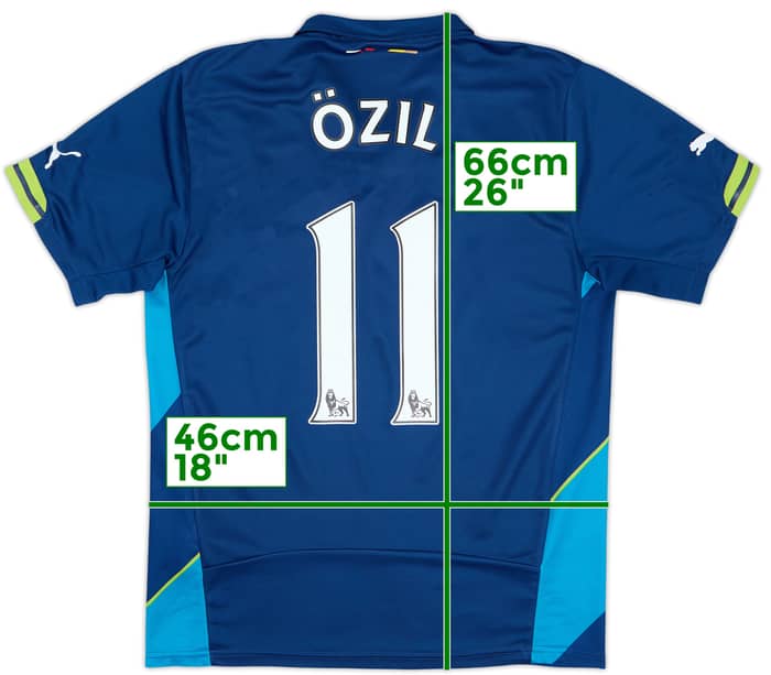 2014-15 Arsenal Third Shirt Ozil #11 - 6/10 - (S)