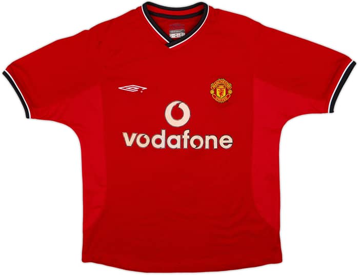 2000-02 Manchester United Home Shirt - 4/10 - (13-14 Years)