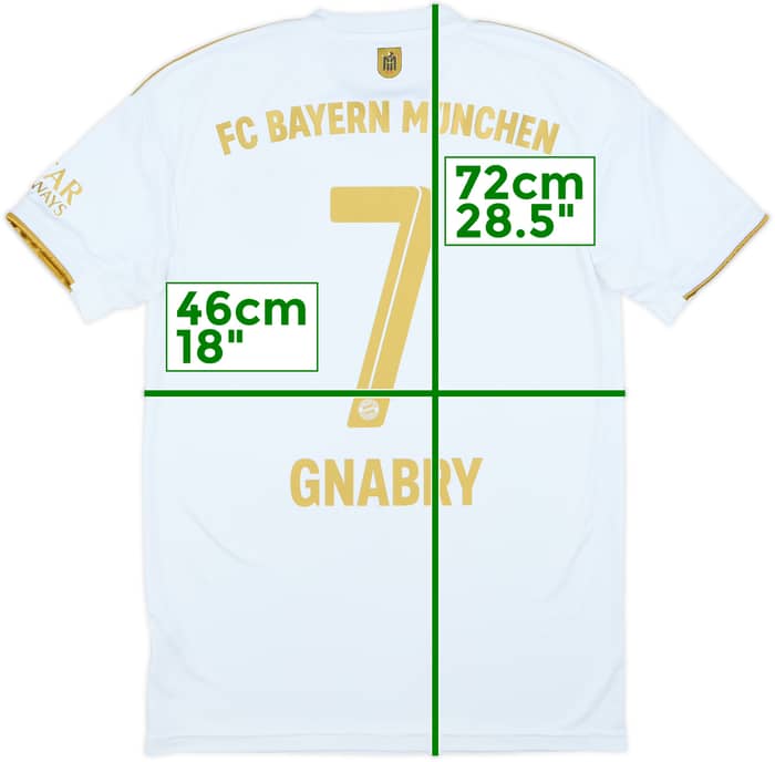 2022-23 Bayern Munich Away Shirt Gnabry #7 - 6/10 - (S)