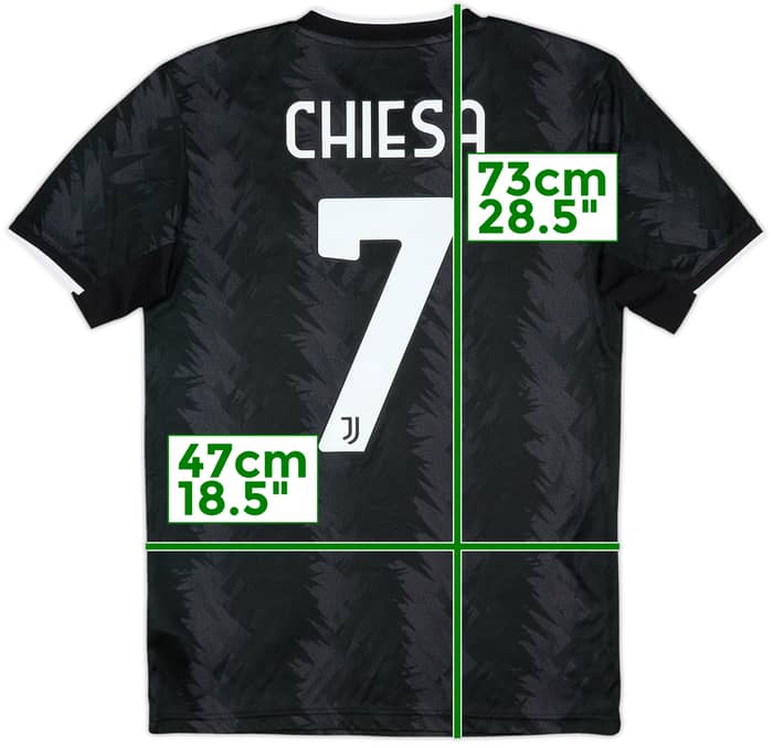 2022-23 Juventus Away Shirt Chiesa #7 - 8/10 - (S)