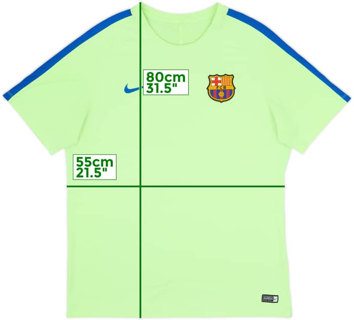 2017-18 Barcelona Nike Training Shirt - 8/10 - (M)