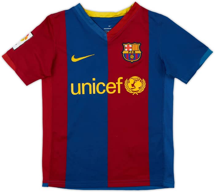 2006-07 Barcelona Home Shirt - 8/10 - (6-8 Years)