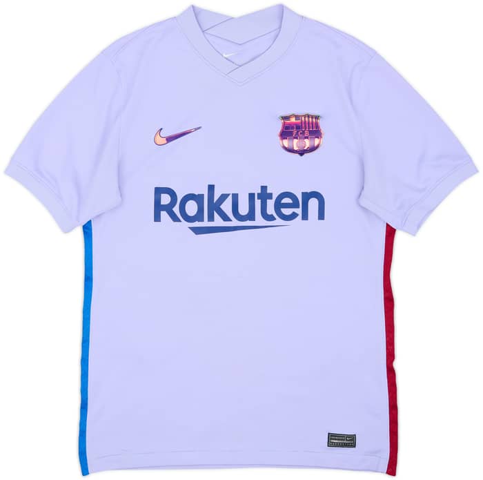 2021-22 Barcelona Away Shirt Gavi #30 - 6/10 - (S)