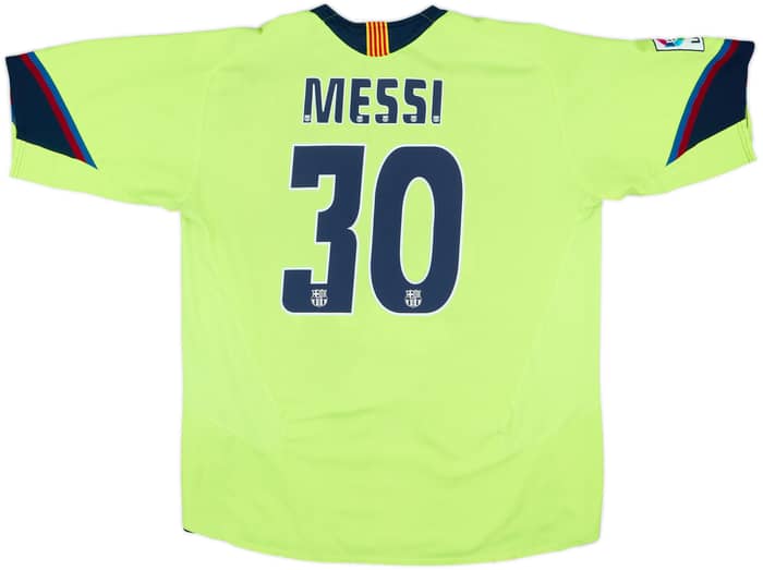 2005-06 Barcelona Away Shirt Messi #30 - 5/10 - (XL)