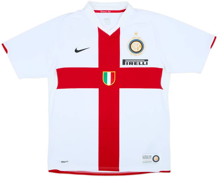 2007-08 Inter Milan Centenary Away Shirt Adriano #10 - 7/10 - (M)