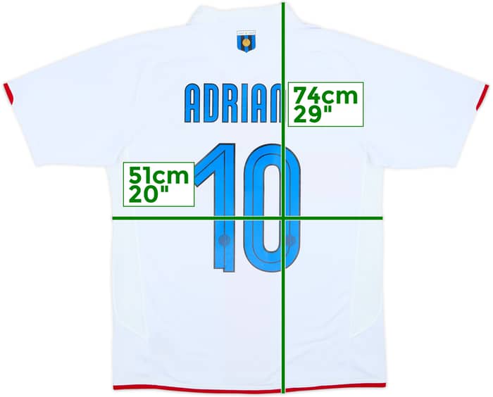 2007-08 Inter Milan Centenary Away Shirt Adriano #10 - 7/10 - (M)