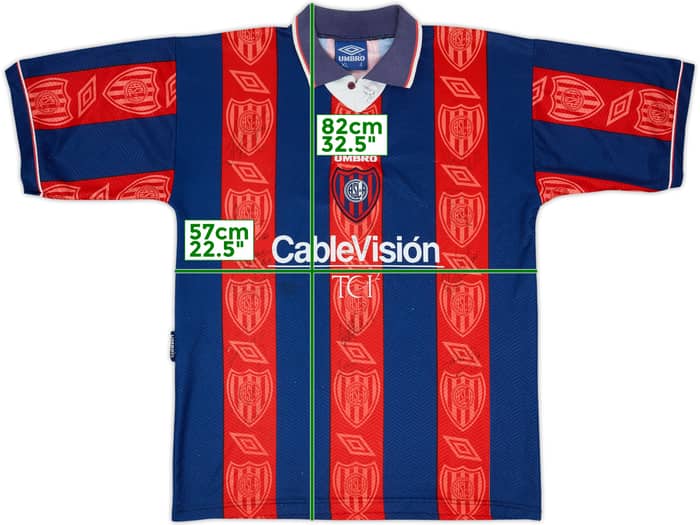 1996 San Lorenzo Signed Home Shirt - 8/10 - (XL)