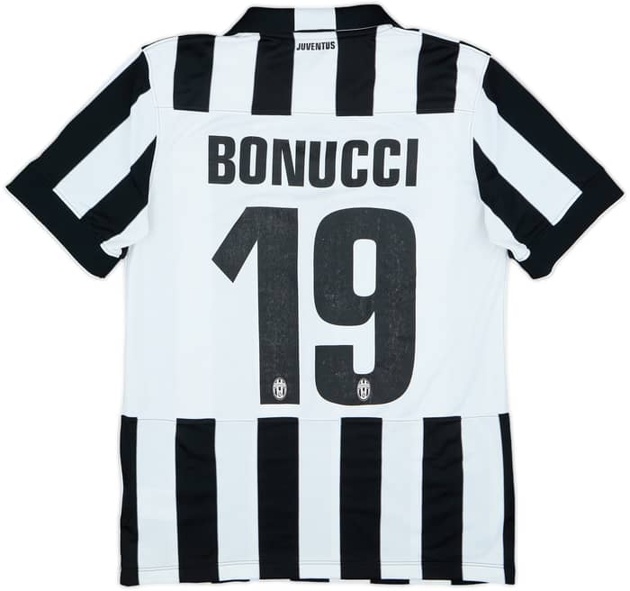 2014-15 Juventus Home Shirt Bonucci #19 - 6/10 - (M)