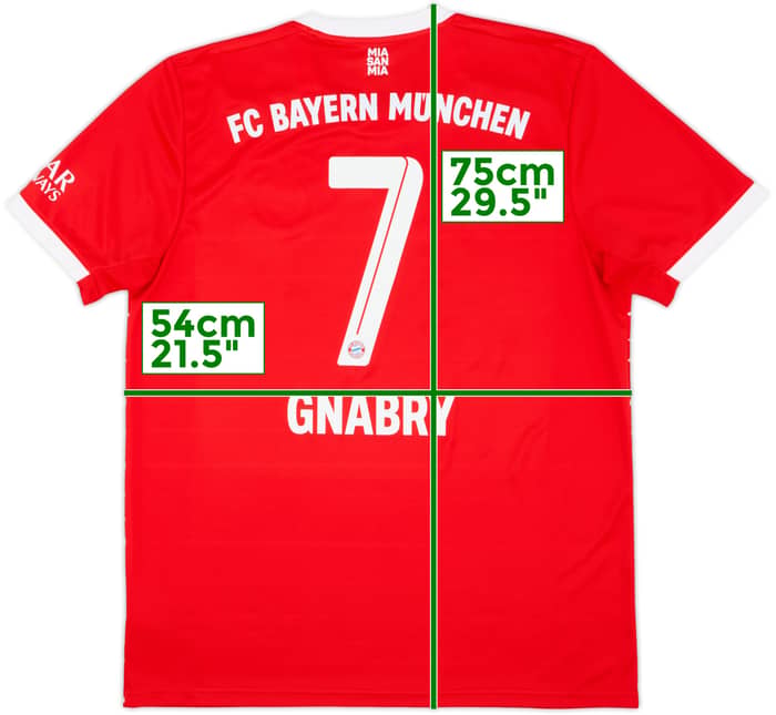2022-23 Bayern Munich Home Shirt Gnabry #7 - 10/10 - (L)