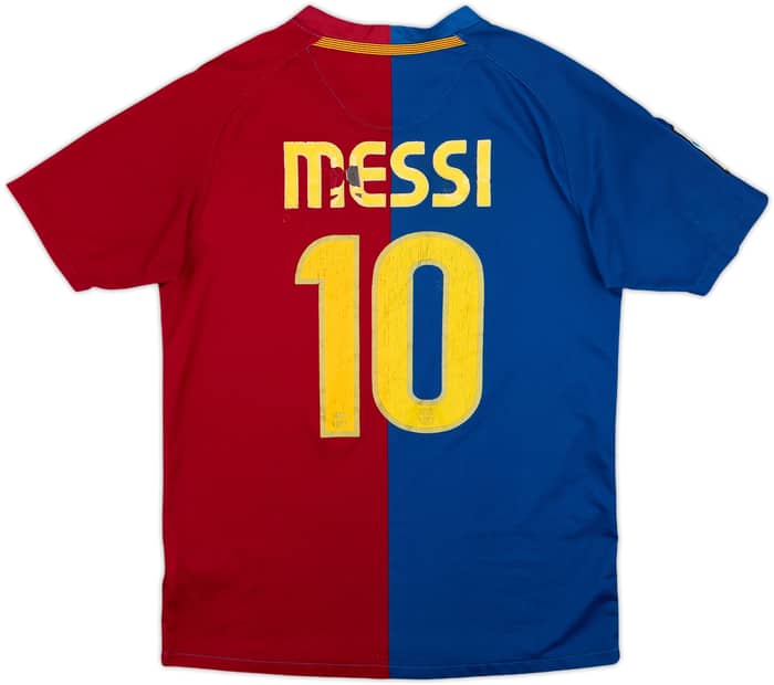 2008-09 Barcelona Home Shirt Messi #10 - 4/10 - (12-13 Years)