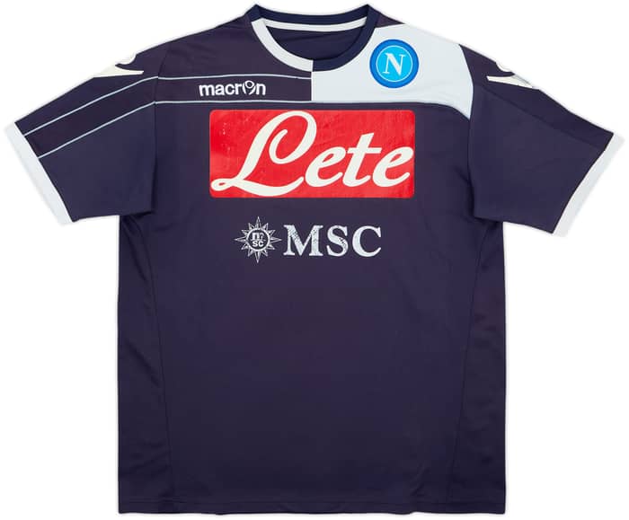 2013-14 Napoli Macron Training Shirt - 5/10 - (XL)