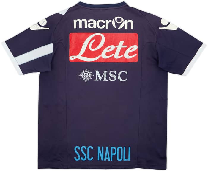 2013-14 Napoli Macron Training Shirt - 5/10 - (XL)