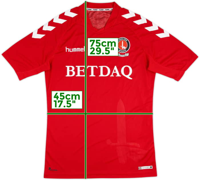 2017-18 Charlton Home Shirt - 7/10 - (M)