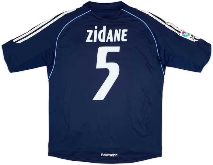 2005-06 Real Madrid Away Shirt Zidane #5 - 5/10 - (L)