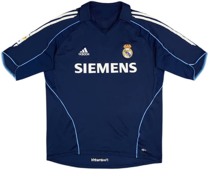 2005-06 Real Madrid Away Shirt Zidane #5 - 5/10 - (L)