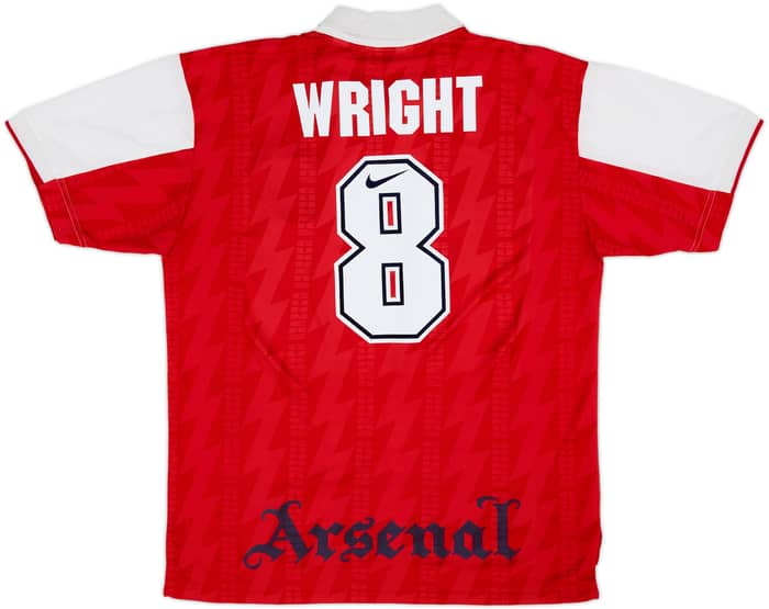 1994-96 Arsenal Home Shirt Wright #8 - 8/10 - (XXL)