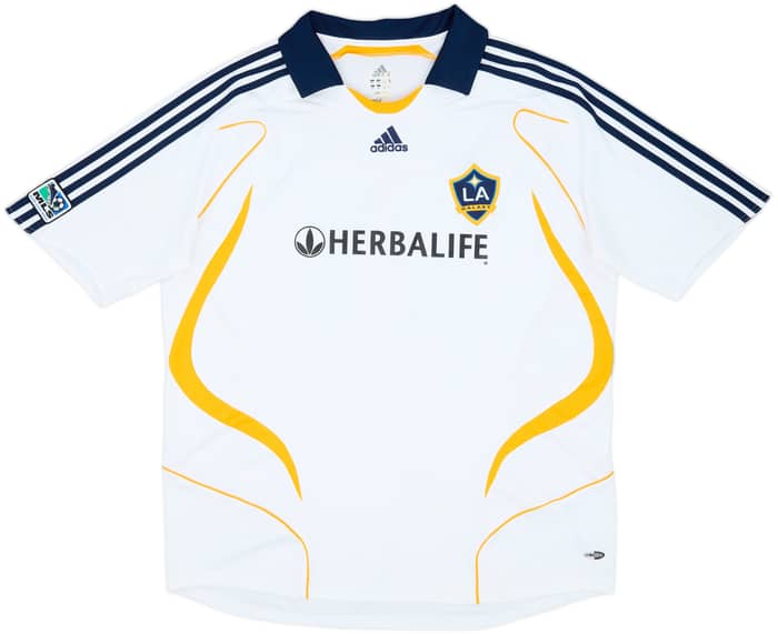 2007-08 LA Galaxy Home Shirt Beckham #23 - 8/10 - (XXL)