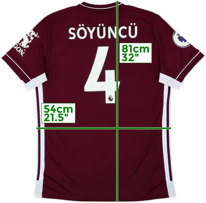 2020-21 Leicester Third Shirt Soyuncu #4 - 6/10 - (L)
