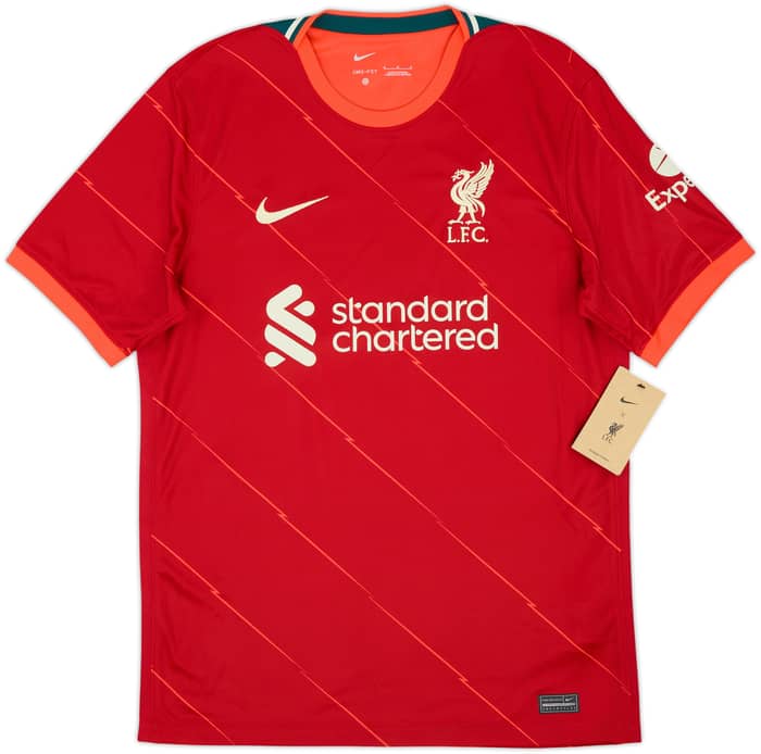 2021-22 Liverpool Home Shirt Virgil #4 (M)