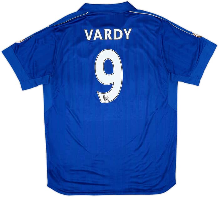 2016-17 Leicester Home Shirt Vardy #9 - 7/10 - (XL)
