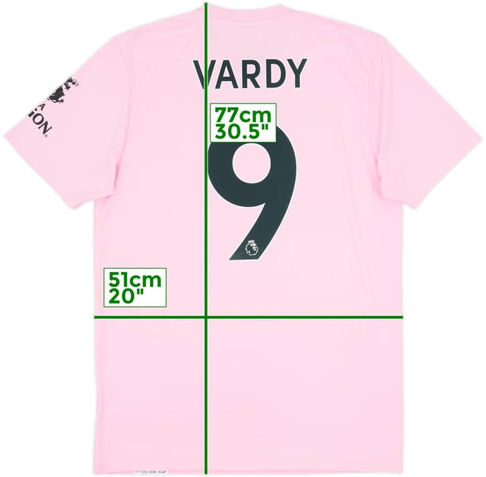 2019-20 Leicester Third Shirt Vardy #9 - 7/10 - (M)