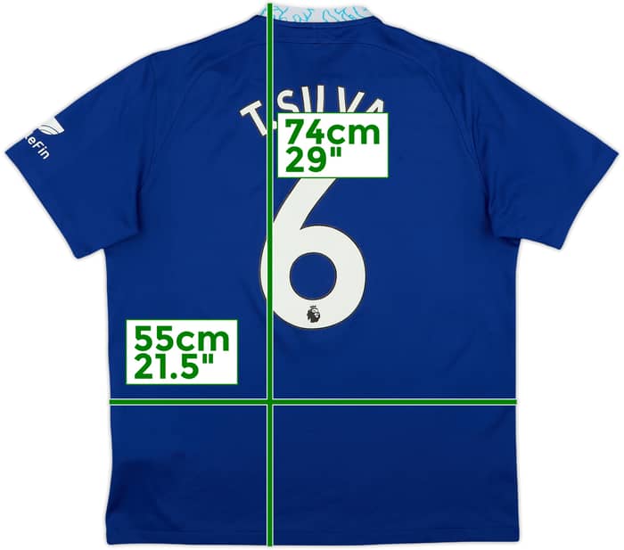 2022-23 Chelsea Home Shirt T.Silva #6 - 8/10 - (L)