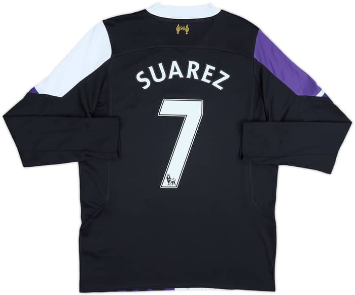 2013-14 Liverpool Third L/S Shirt Suarez #7 - 6/10 - (M)